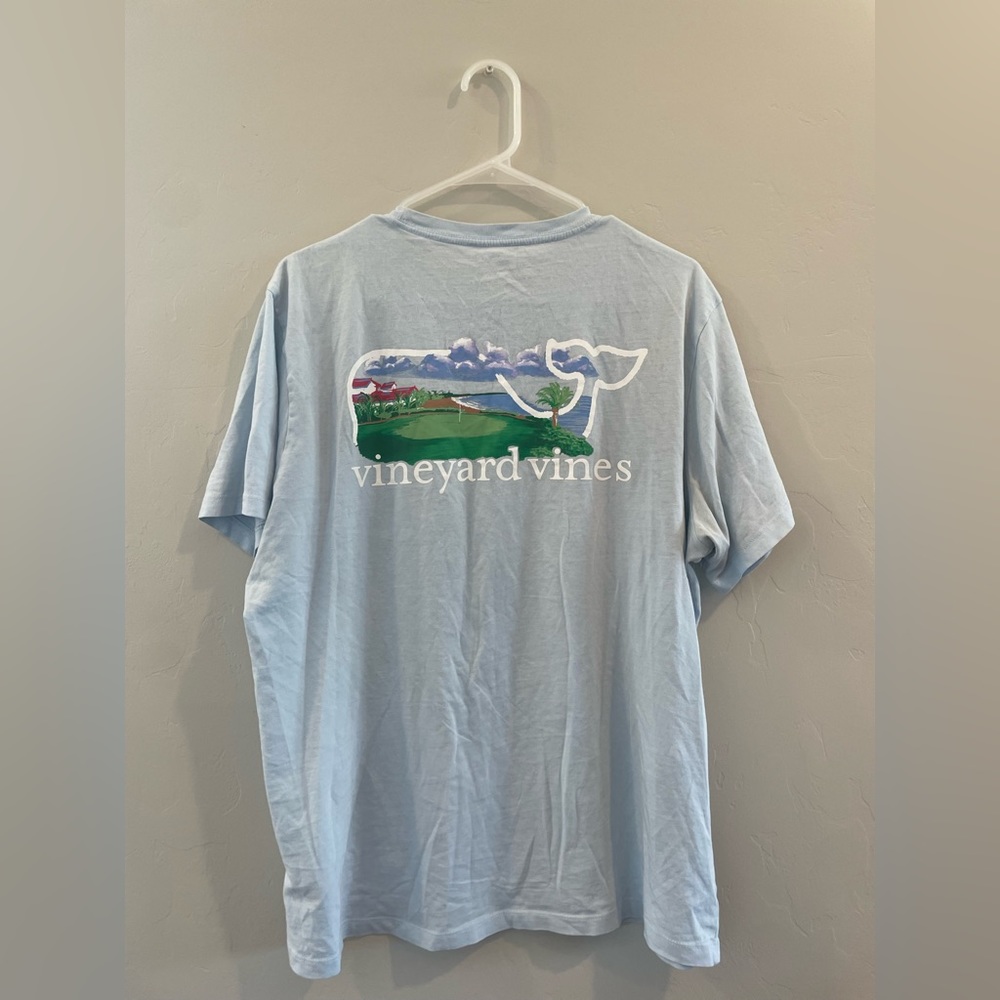 Vineyard Vines mens tee shirt medium blue